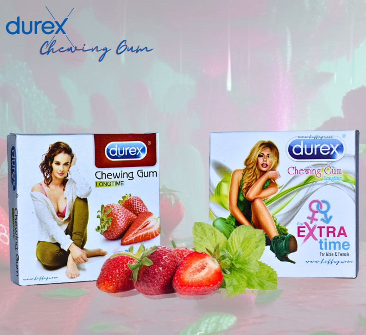 Durex Long Time Chewing Gum in Strawberry & Mint Flavors 03000314766 - Online Shopping in Pakistan,Lahore,Karachi,Islamabad,Bahawalpur,Peshawar,Multan,Rawalpindi - Fareedshopping.com